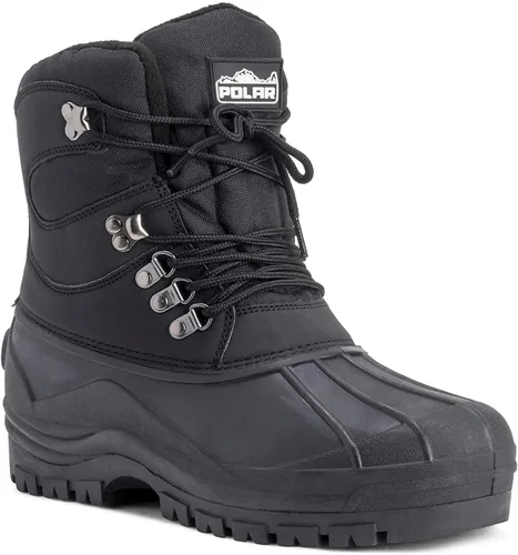 Vista 2 de Botas para lluvia y nieve, a la altura del tobillo, impermeables para hombre