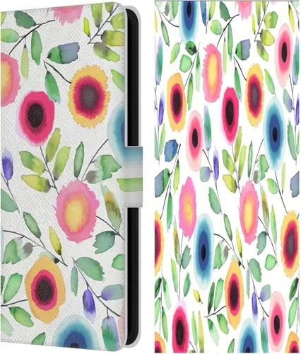 Vista 52 de Head Case Designs Officially Licensed Ninola Ditsy Flowers Yellow Nature Bold Leather Wallet Case Compatible with Samsung Galaxy A07 4G