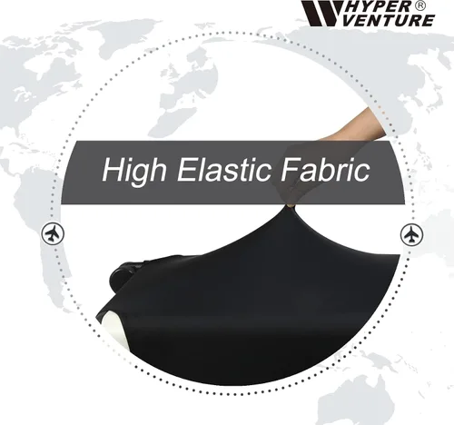 Vista 4 de HYPER VENTURE Funda protectora para equipaje de viaje de 31 a 32 pulgadas Negro