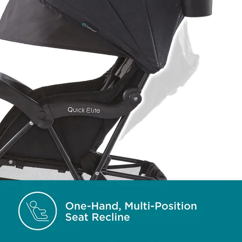 Vista 4 de Contours Quick Elite - Cochecito de bebé, cochecito de viaje ligero y compacto, compatible con asiento de automóvil infantil, asiento reclinable