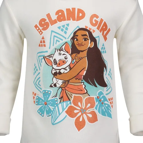 Vista 6 de Disney Moana - Conjunto de sudadera con capucha y leggings para bebés y niñas grandes
