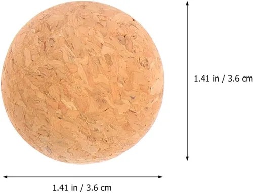 Vista 2 de 1 tapón de bola de corcho de madera para decantador de vino, jarra y botella, 1.41 pulgadas de diámetro, fácil de usar y reutilizable