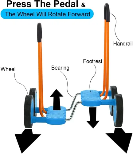 Vista 5 de Bicicleta de pedal de equilibrio para niños, vehículo de entrenamiento Hoverbard, scooter de ejercicio de equilibrio de confianza en uno mismo
