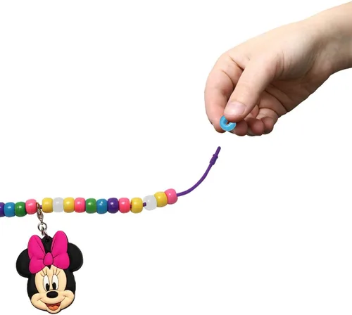 Vista 5 de Tara Toys Conjunto de actividades de collar de Minnie Mouse Includes 5 Charms, 150 Beads and 5 Necklaces in a Portable Storage Case; Ideal Disney