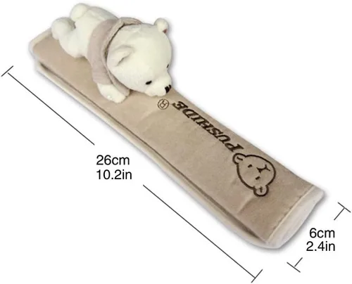 Vista 4 de Tianmei - Funda para cinturón de seguridad de coche con acolchonado en el hombro (2 unidades)
