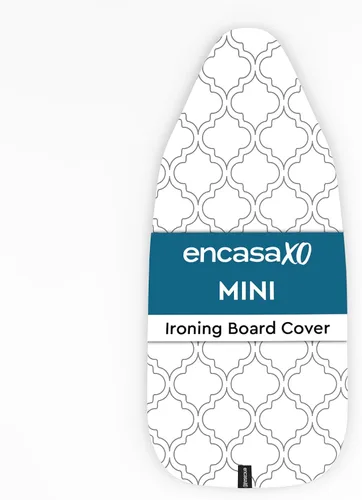Vista 34 de Encasa XO Funda para tabla de planchar y almohadilla 42"x14" - Acolchado grueso de fieltro de 3mm, ajuste con cordón y bloqueo, fácil de colocar