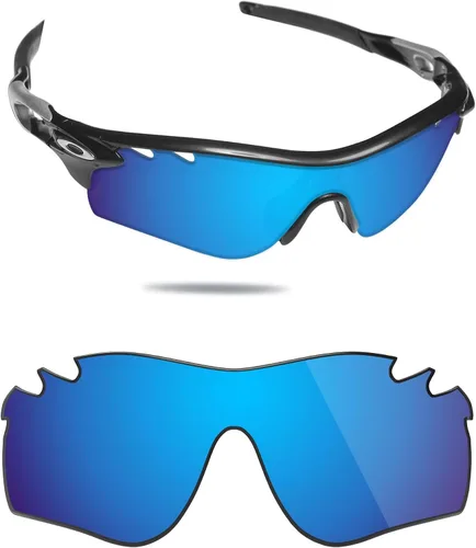 Vista 15 de Fiskr Lentes polarizadas de repuesto compatibles con gafas de sol Oakley RadarLock Path Vented OO9181 Azul