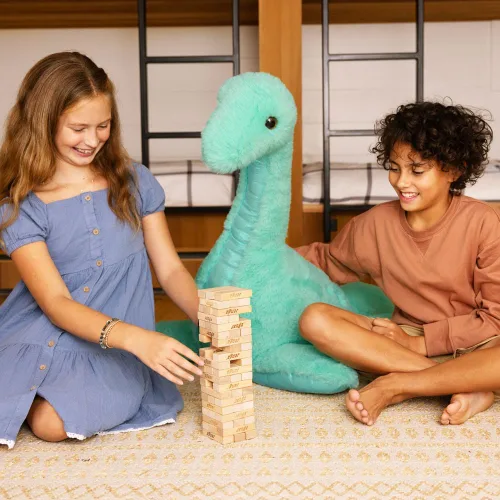 Vista 5 de Vermont Teddy Bear Animal de peluche de dinosaurio gigante – Peluche de dinosaurio jumbo, 3.5 pies, dinosaurio de 42 pulgadas, juguetes grandes