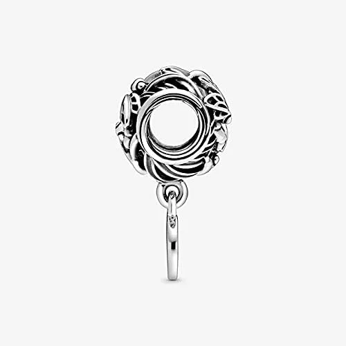 Vista 2 de Pandora - Colgante de plata de ley 925, Diy nuevo dije de plata de ley libélula calada, compatible con dijes originales de Pandora, pulsera