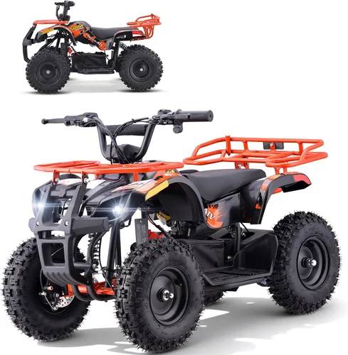 Vista 8 de HOVER HEART ATV eléctrico para niños, 36V eléctrico 4 ruedas Llama Pro-fuego