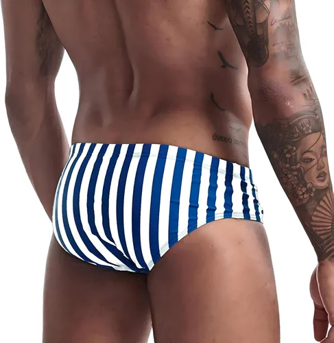 Vista 2 de AIMPACT Traje de baño de secado rápido de los hombres impresos con cordón
