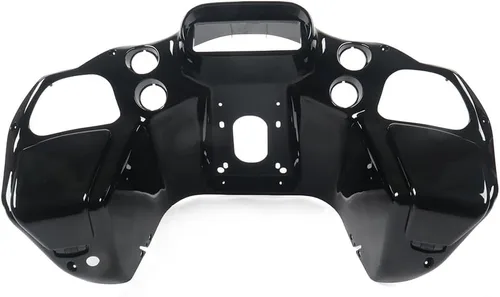 Vista 2 de Carenado interior de plástico ABS de inyección negro brillante compatible con Harley Touring Road Glide FLTR 1998-2013