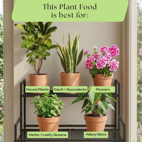Vista 8 de Rosy Soil Plant Food, fertilizante orgánico para plantas de interior, 4 cuartos de galón Microbially Active Organic Indoor Plant Food, with