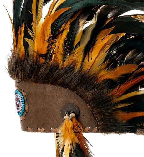 Vista 10 de Novum Crafts Tocado de plumas Inspirado en indios nativos americanos Elige