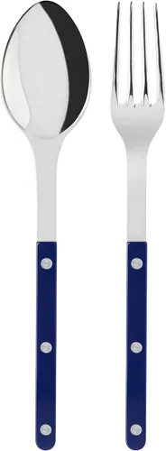Vista 6 de SABRE PARIS - Juego de 2 piezas para servir - Colección Bistrot - Tenedor grande y cuchara grande - Acero inoxidable y nailon - Apto para Negro