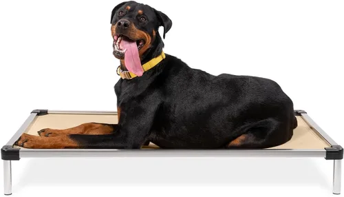 Vista 19 de K9 Ballistics Cama Cot Elevada de Enfriamiento para Exteriores a Prueba de Masticación para Perros Pequeños y Cachorros - Prácticamente