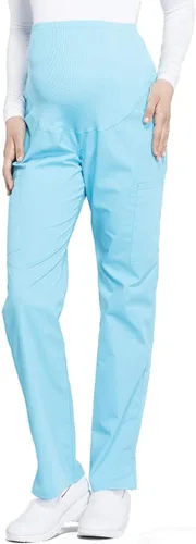 Vista 8 de Pantalones médicos de maternidad para mujer, WW220 para profesionales de Caqui