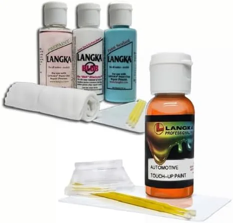 Vista 2 de Langka Accessory Bundle and 1oz Touch-Up Paint Compatible with 2023, Nissan, Altima, EBL, Sunset Drift Pearl.
