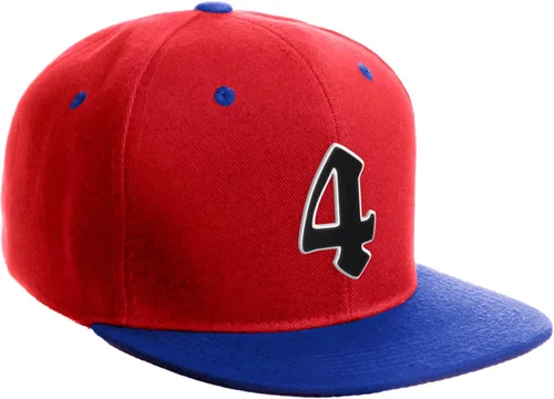 Vista 1468 de Daxton Gorra clásica con visera de billete plano con letras del alfabeto inglés antiguo de la A a la Z
