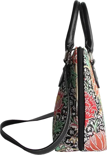 Vista 4 de Signare Tapiz de mano y bolso de hombro para mujer, bolso cruzado de moda para mujer, bolso de cartera para mujeres, niñas y adolescentes