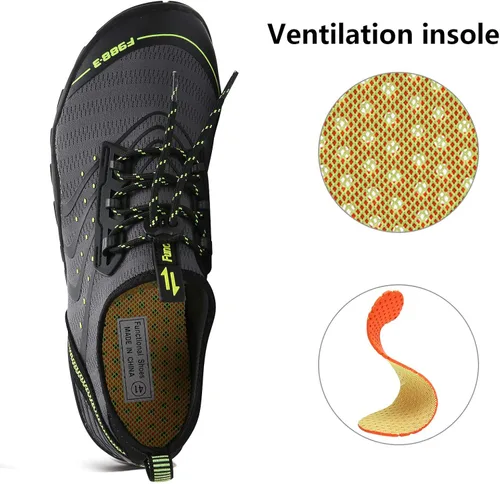 Vista 5 de Zapatos de agua para hombre y mujer, zapatos de agua descalzos, de secado rápido, para playa, natación, buceo, kayak, surf, deportes acuáticos