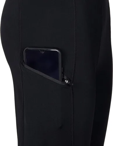 Vista 3 de Willit Pantalones de equitación para niñas, pantalones ecuestres para niños, parches de rodilla, mallas escolares con bolsillos con cremallera