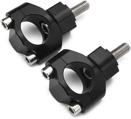 Vista 5 de JFG RACING Elevador de Manillar de Dirt Bike, Soportes Abrazaderas de Manillar de Motocicleta CNC para 125-530 SX SXF EXC EXCF XCW XCFW Negro
