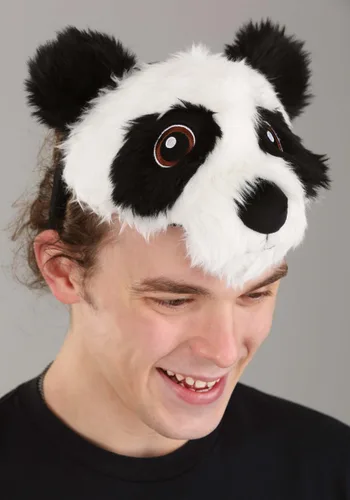 Vista 8 de Kit de disfraz con diadema peluda de panda y guantes Multicolor