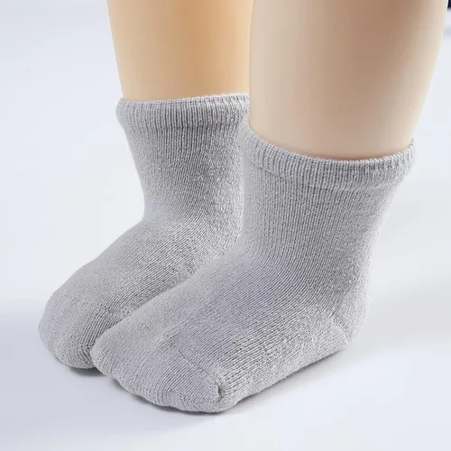 Vista 2 de Calcetines de invierno para niños, cálidos, largos, para niños y niñas, calcetines de piso de princesa