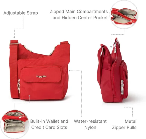 Vista 2 de Baggallini Criss Cross - Bolso cruzado