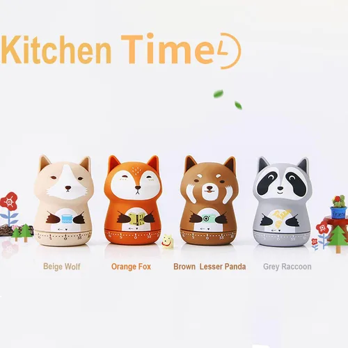 Vista 2 de Ctue - Temporizador de cocina Mechanicall para niños, temporizador de cuenta regresiva de 60 minutos para cocinar, bancario, aula, hogar, estudio