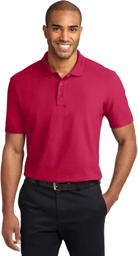 Vista 2 de Port Authority Polo antimanchas Negro