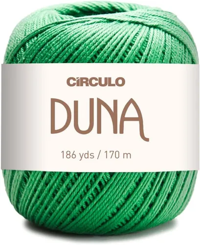 Vista 27 de Círculo Hilo Duna – 186 yardas, 3.52 onzas – Hilo DK de peinado ligero – 100% algodón virgen brasileño mercerizado, perfecto para tejer y hacer