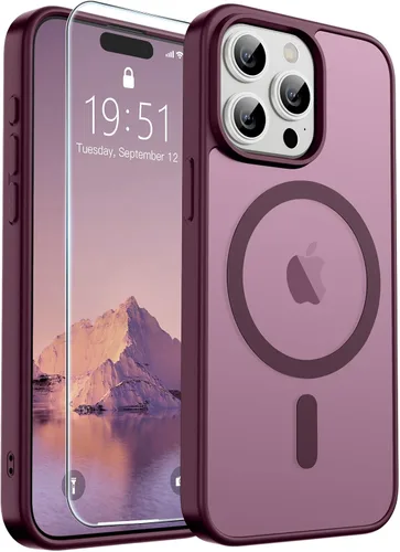 Vista 175 de SUPFINE Funda magnética para iPhone SE 2022 (3ª)/2020 (2ª), iPhone 8 (compatible con MagSafe) (protección contra caídas de grado militar), funda