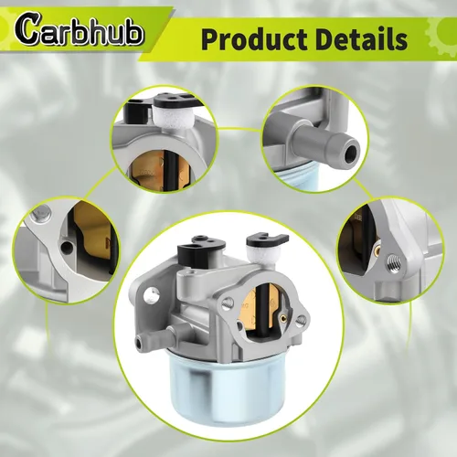 Vista 3 de Carbhub Kit de Carburador 675 190CC para Cortacésped de Empuje 6.25HP 6.75HP 190CC Serie 675 Motor Craftsman Troy Bilt TB230 725EX Toro 22 Recycler
