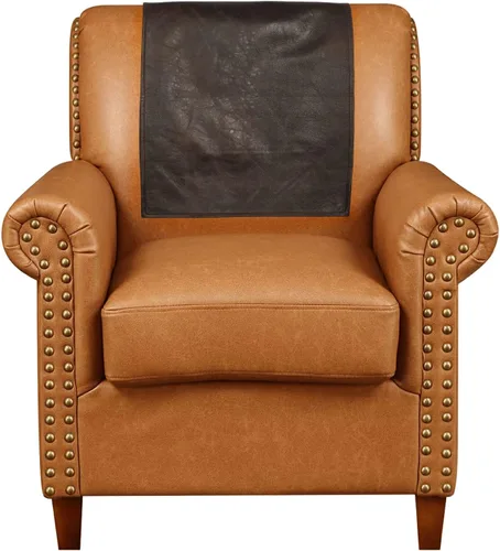 Vista 20 de LL LEATHER LOVERS Funda de cuero para reposacabezas de silla reclinable, sofá, sofá biplaza, protector de muebles, funda para asiento de teatro
