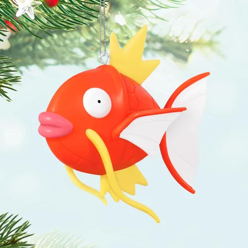 Vista 6 de Adorno navideño Hallmark Keepsake 2024, Pokémon Magikarp, Regalos para fans de Pokémon