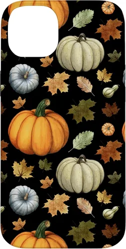 Vista 15 de iPhone 16 Falling Leaves Autumn and Pumpkin Happy Fall Case