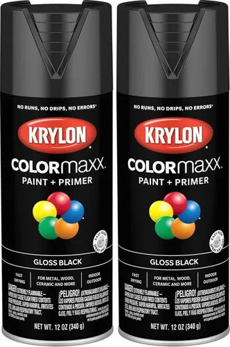 Vista 32 de Krylon K05554007 COLORmaxx Pintura en aerosol y base para uso en interiores y exteriores, color almendra satinada, 12 onzas (paquete de 1)