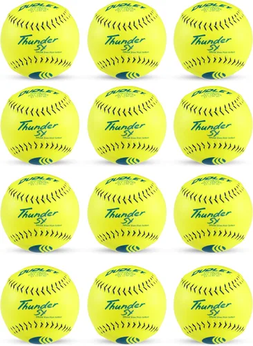 Vista 7 de Dudley Slowpitch Softballs Official USASB & USSSA Multiple 12 Count Options