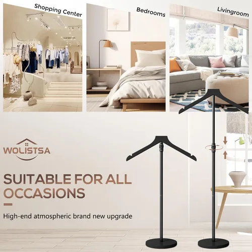 Vista 6 de Maniquí de torso, soporte de exhibición de camisa ajustable en altura de 30 a 41 pulgadas para tiendas de vendedores, fiesta de graduación, montaje