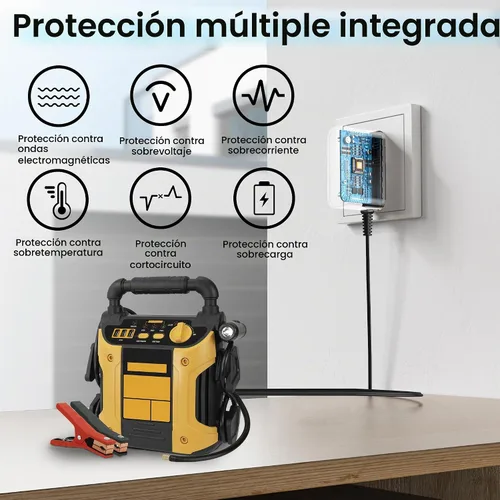 Vista 5 de Cable de alimentación de 12V CC para cargador de batería de arranque de EverStart Maxx Compatible con Ever Start Max J7CCE J7CE 800A 800 pico