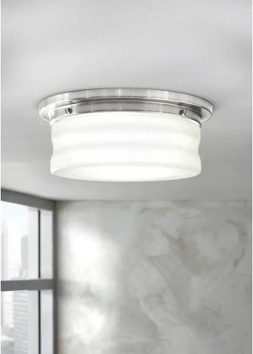 Vista 2 de Avenue Lighting Home Decorators Collection 23951 - LED de níquel cepillado de 13 pulgadas