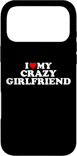 Vista 22 de Ich Liebe Meine verrückte Freundin GF - Rotes Herz [German Language] Case for iPhone 17