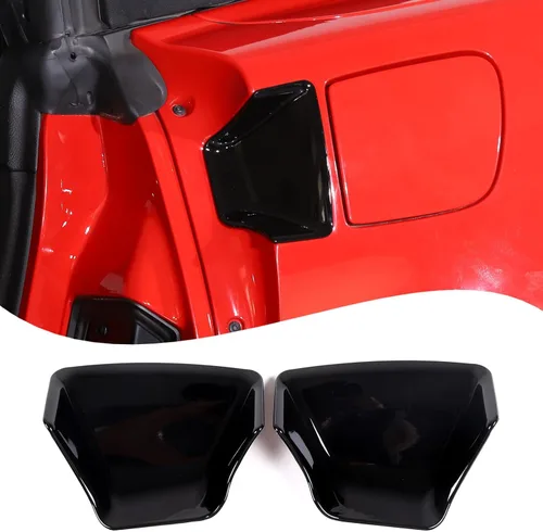 Vista 10 de Lcojicep Cubierta decorativa de ABS para manija de puerta, compatible con Corvette C6 2005-2013, cubierta de cuenco para manija de puerta exterior
