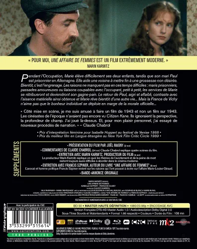 Vista 2 de Une Affaire de Femmes Blu-Ray