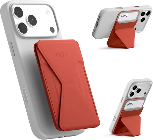 Vista 39 de MOFT Soporte para teléfono y cartera AERA, cartera MagSafe, tarjetero beach blanco
