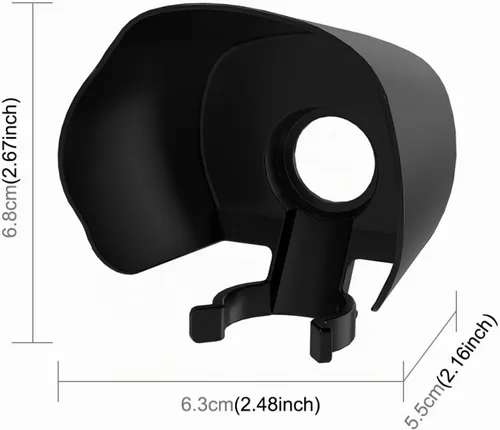 Vista 2 de Parasol para lente de cámara DJI Osmo Pocket 3, PULUZ Parasol cubierta protectora para DJI Osmo Pocket 3 Accesorios