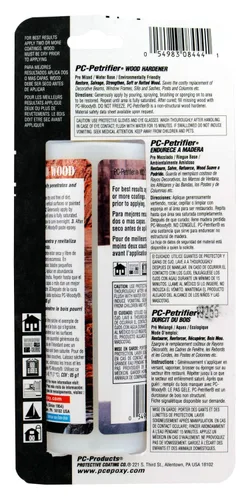 Vista 2 de PC Products PC-Petrifier Endurecedor de madera a base de agua, 8 onzas, blanco lechoso 84441