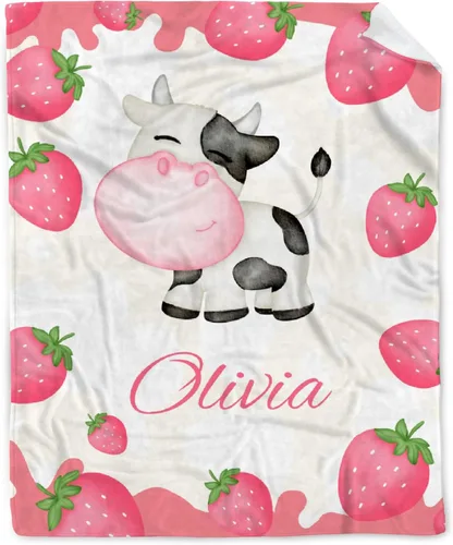 Vista 35 de Manta de bebé personalizada con ciervos florales, manta personalizada de ciervos con nombre para bebé, manta de recepción personalizada de ciervos